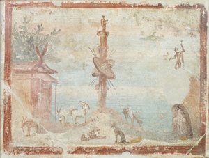 Paysage idyllique, Pompéi - Roman